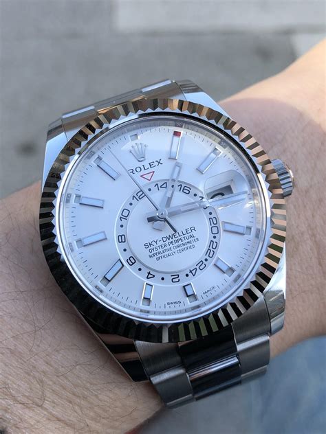 rolex white rolesor